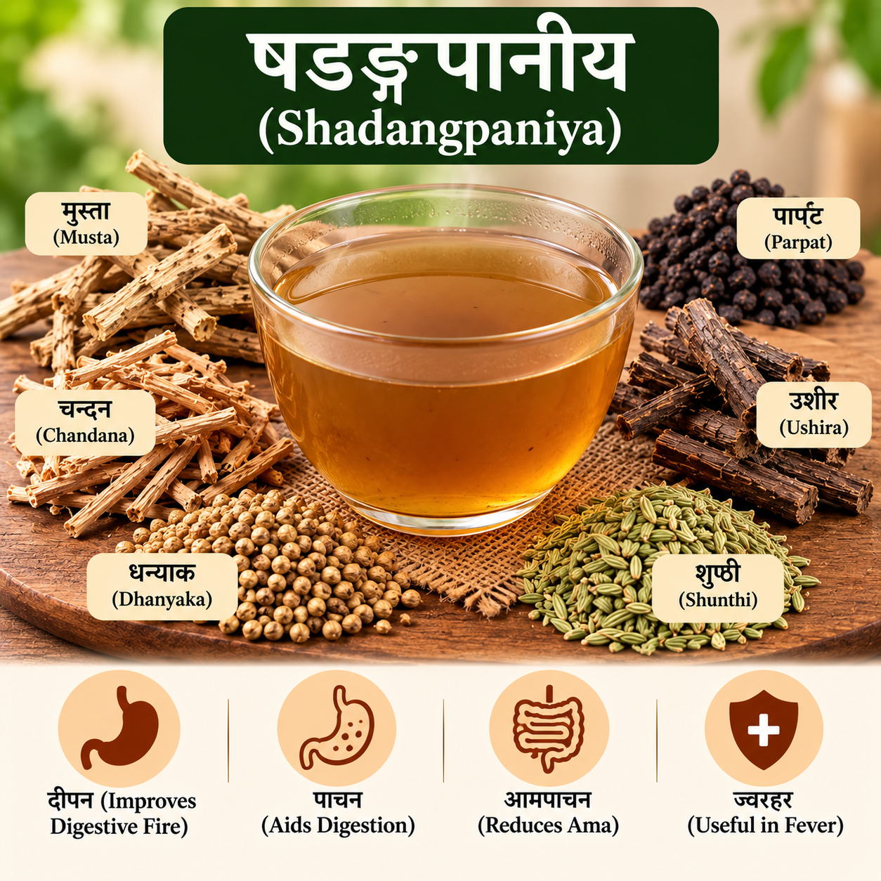 षडङ्गपानीय